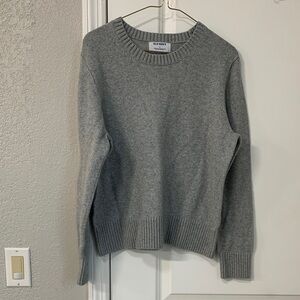 Old Navy Heather Gray Crew Neck Sweater